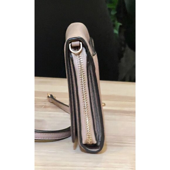 AUTHENTIC TORY BURCH NUDE MCGRAW SHOULDER/CROSSBODY HANDBAG - Picture 4 of 10